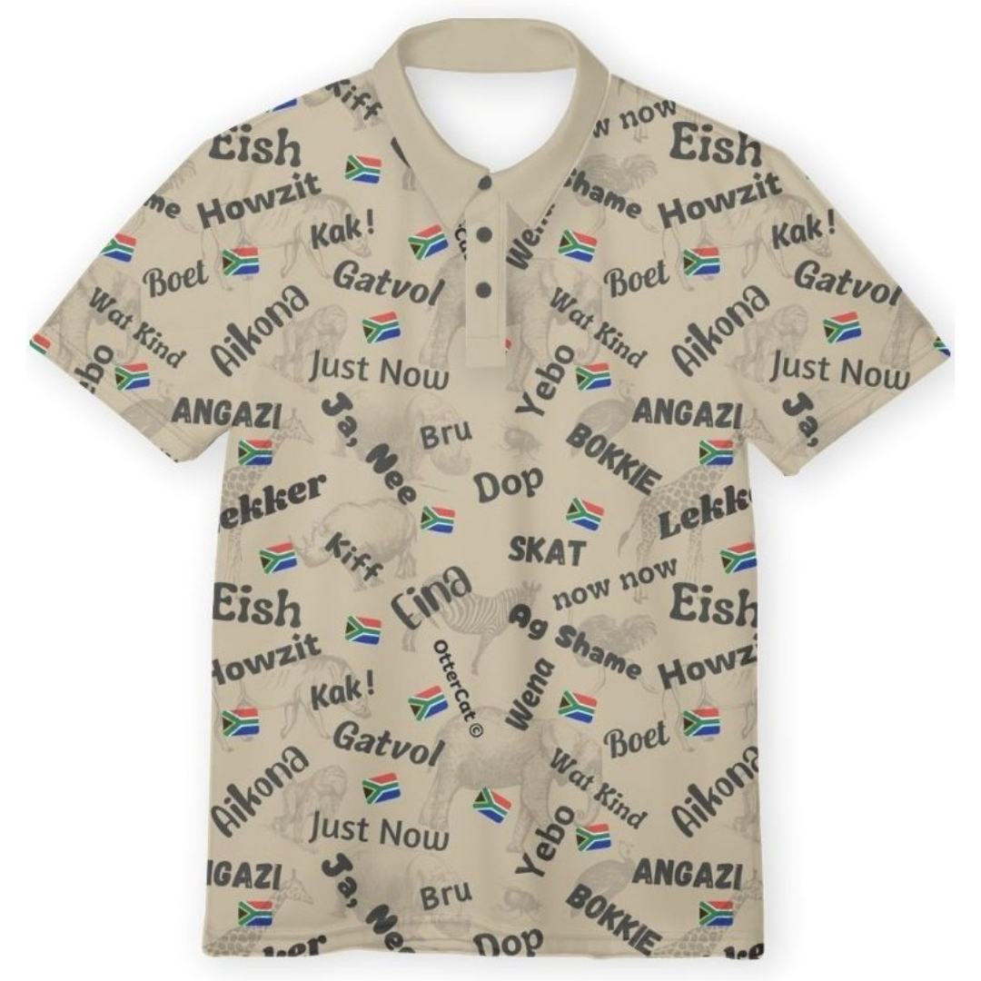 SA Slang Golf Shirt